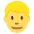 Man Blond Hair Emoji from Twemoji Set