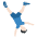 Man Cartwheeling Light Skin Tone Emoji from Twemoji Set