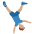 Man Cartwheeling Medium Skin Tone Emoji from Twemoji Set