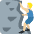 Man Climbing Medium Light Skin Tone Emoji from Twemoji Set