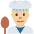 Man Cook Medium Light Skin Tone Emoji from Twemoji Set