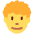 Man Curly Hair Emoji from Twemoji Set