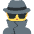 Man Detective Emoji from Twemoji Set