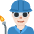 Man Factory Worker Light Skin Tone Emoji from Twemoji Set