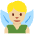 Man Fairy Medium Light Skin Tone Emoji from Twemoji Set