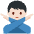 Man Gesturing No Light Skin Tone Emoji from Twemoji Set