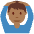 Man Gesturing Ok Medium Dark Skin Tone Emoji from Twemoji Set