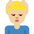 Man Getting Massage Medium Light Skin Tone Emoji from Twemoji Set