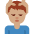 Man Getting Massage Medium Skin Tone Emoji from Twemoji Set
