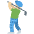 Man Golfing Medium Light Skin Tone Emoji from Twemoji Set