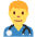 Man Health Worker Emoji from Twemoji Set