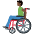 Man In Manual Wheelchair Dark Skin Tone Emoji from Twemoji Set