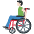 Man In Manual Wheelchair Light Skin Tone Emoji from Twemoji Set