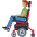 Man In Motorized Wheelchair Medium Skin Tone Emoji from Twemoji Set