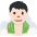 Man In Steamy Room Light Skin Tone Emoji from Twemoji Set