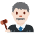 Man Judge Light Skin Tone Emoji from Twemoji Set