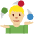 Man Juggling Medium Light Skin Tone Emoji from Twemoji Set