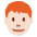 Man Light Skin Tone Red Hair Emoji from Twemoji Set