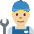 Man Mechanic Medium Light Skin Tone Emoji from Twemoji Set