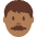 Man Medium Dark Skin Tone Emoji from Twemoji Set