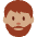 Man Medium Skin Tone Beard Emoji from Twemoji Set