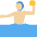Man Playing Water Polo Medium Light Skin Tone Emoji from Twemoji Set