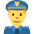 Man Police Officer Emoji from Twemoji Set