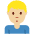 Man Pouting Medium Light Skin Tone Emoji from Twemoji Set