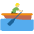 Man Rowing Boat Medium Light Skin Tone Emoji from Twemoji Set