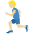 Man Running Medium Light Skin Tone Emoji from Twemoji Set