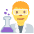 Man Scientist Emoji from Twemoji Set