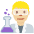 Man Scientist Medium Light Skin Tone Emoji from Twemoji Set