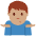 Man Shrugging Medium Skin Tone Emoji from Twemoji Set