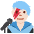 Man Singer Light Skin Tone Emoji from Twemoji Set