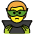Man Supervillain Emoji from OpenMoji Set