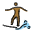 Man Surfing Medium Dark Skin Tone Emoji from OpenMoji Set