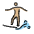 Man Surfing Medium Light Skin Tone Emoji from OpenMoji Set