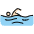 Man Swimming Light Skin Tone Emoji from OpenMoji Set