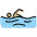 Man Swimming Medium Light Skin Tone Emoji from OpenMoji Set