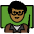 Man Teacher Medium Dark Skin Tone Emoji from OpenMoji Set