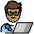 Man Technologist Medium Skin Tone Emoji from OpenMoji Set