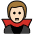 Man Vampire Light Skin Tone Emoji from OpenMoji Set