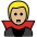 Man Vampire Medium Light Skin Tone Emoji from OpenMoji Set