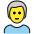 Man White Hair Emoji from OpenMoji Set