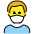 Man With Medical Mask Emoji from OpenMoji Set