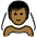 Man With Veil Medium Dark Skin Tone Emoji from OpenMoji Set