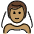 Man With Veil Medium Skin Tone Emoji from OpenMoji Set