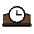 Mantelpiece Clock Emoji from OpenMoji Set