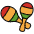 Maracas Emoji from OpenMoji Set