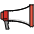 Megaphone Emoji from OpenMoji Set
